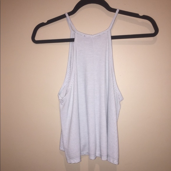 Forever 21 stripped razor back crop top - Picture 2 of 3